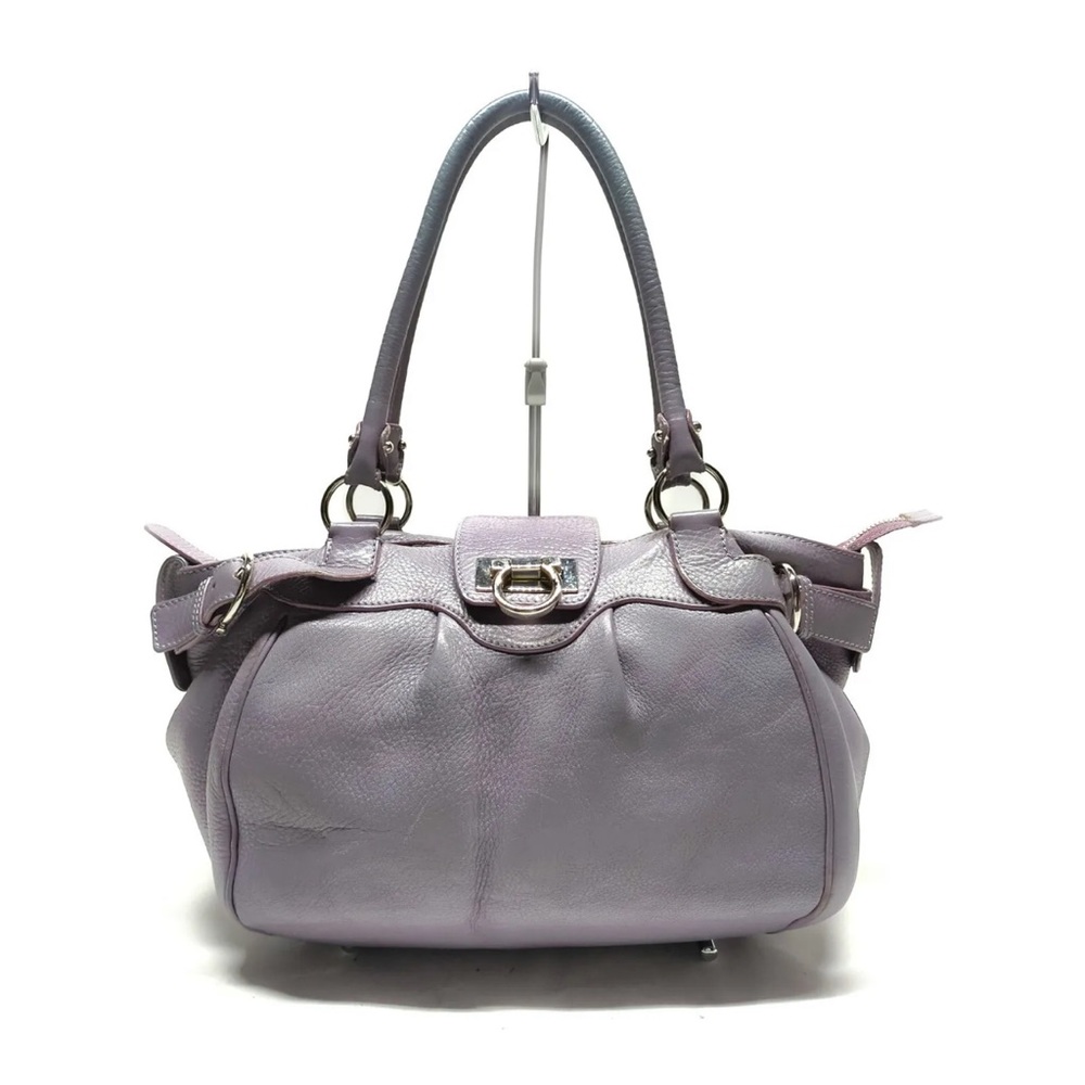Authentic Rare Purple Leather Ferragamo handbag